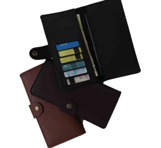 کیف پول پالتویی دکمه دار